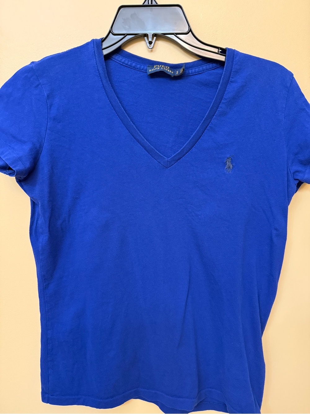 Polo by Ralph Lauren Short-Sleeve V-Neck Tee - Royal Blue